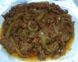 Foto langkah ke 10 dari resep Sapi Lada Hitam Pedas.