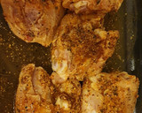 Foto del paso 3 de la receta: Pollo a la mostaza al horno con setas Shiitake