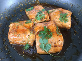 Salmón en salsa agridulce casera