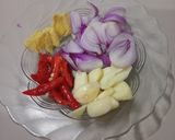 Foto langkah ke 4 dari resep Telur Puyuh Sayur Asin Kecap.