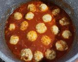 Foto del paso 7 de la receta: 🧆Albóndigas de pollo en salsa con puré a la reina 🧆