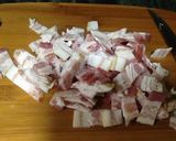 Foto del paso 2 de la receta: Tortilla de berenjenas y bacon a la barbacoa