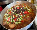 A picture of step 3 of Easy Chicken Afritada.