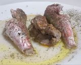 Foto del paso 2 de la receta: Champiñones rellenos con salmonetes