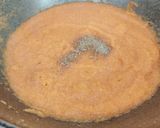 A picture of step 6 of Kesari Sheera.
