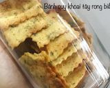 Hình bước làm 3 của món Bánh quy khoai tây rong biển