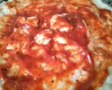 A picture of step 5 of Green and white pizza.