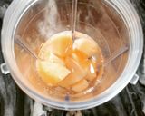 A picture of step 1 of Musk Melon Shake..