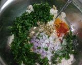 A picture of step 3 of Misa besan Atta.