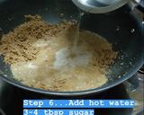 A picture of step 5 of Aata Sheera (wheat halwa).