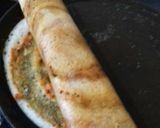 A picture of step 5 of Mysore masala dosa.