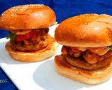 A picture of step 15 of Macaroni Soya Tikki Burger.