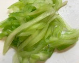 A picture of step 2 of Celery and Wakame Salad with Miso Dressing (Sumiso Ae).