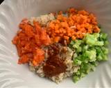 ข้าวยำซอสพริกปลาแซลมอน วิธีทำสูตร 5 รูป