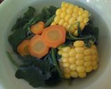 Foto langkah ke 4 dari resep Sayur Bayam Jagung Manis.