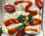Gambar langkah 3 resipi Roti Bakar Sosej Cheese.