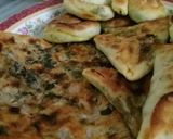 صورة لخطوة 7 من وصفة معجنات بالسبانخ واللحمه والزعتر الاخضر