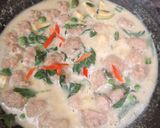 รูปขั้นตอนการทำที่ 5 ของ สปาเก็ตตี้+แกงเขียวหวานหมูเด้งนมสด
