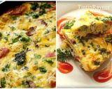 Foto langkah ke 11 dari resep Frittata Brokoli,Sosis,Jamur dan Keju - Italian Omelete.