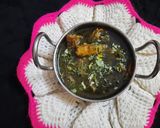 A picture of step 12 of Black chicken masala.
