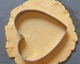 A picture of step 4 of Heart shape Makki ki puri.