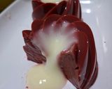 Foto langkah ke 4 dari resep Puding Red Velvet.