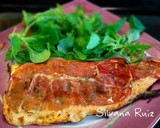 Foto del paso 6 de la receta: 153.🐟Trucha asalmonada al horno con mostaza y jamón🥓