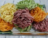 Hình bước làm 1 của món Mì rau củ nấu thập cẩm