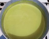Foto langkah ke 2 dari resep Matcha & Coconut Panna Cotta Tart.