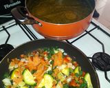 Foto del paso 3 de la receta: Arroz con mix de verduras y pollo a la mostaza