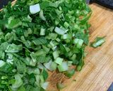 Hình bước làm 5 của món Bò bằm sốt nấm cà chua