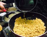 A picture of step 11 of Chana dal coconut barfi.