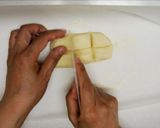 A picture of step 8 of Wagashi "Komug-Manju" Ume (Plum flower).