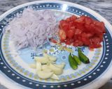A picture of step 1 of Shaljum ka salan.
