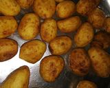 A picture of step 3 of Kashmiri Dum Aloo.
