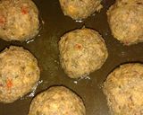 Foto del paso 4 de la receta: 💚 Albóndigas de lentejas 💚 Estofadas en salsa putanesca🖤