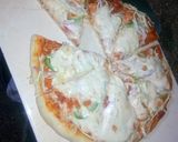 A picture of step 8 of Chicken Macaroni pizza.