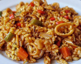 Foto del paso 6 de la receta: Arroz con calamar y verduras