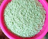 A picture of step 2 of Five-Color Bánh Chưng (Kim, Mộc, Thủy, Hỏa, Thổ).