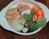 Foto langkah ke 1 dari resep MPASI 6m menu lengkap - ikan salmon tahu.