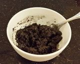 A picture of step 5 of Peppermint no bake Cheesecake.