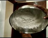 A picture of step 3 of Thoothukudi macroons.