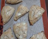 A picture of step 3 of Caramel Apple Scones.