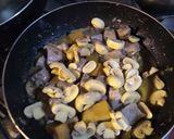 Foto del paso 5 de la receta: Lomo de cerdo a la crema de avena y champiñones