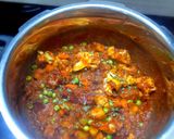 A picture of step 4 of Pressure cooker pav bhaji in 25 minutes.
