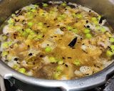 A picture of step 3 of Matar pulao.