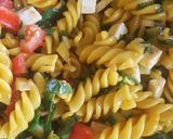 A picture of step 3 of Pasta salad.