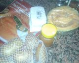 Foto del paso 1 de la receta: Tarta de zapallo, papa y queso con  un toque de miel.