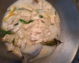 Foto langkah ke 4 dari resep Jangan ndeso tempe lombok ijo kuah santan.