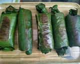 Foto langkah ke 7 dari resep Nasi Bakar Telur Asin Teri.